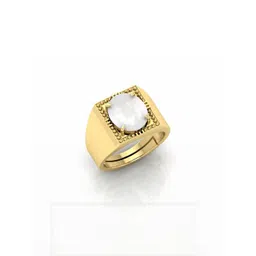 Todani Jems Adult Gold Plated Moonstone Adjustable Ring-picture-19