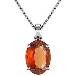 todani jems Certified Unheated Untreatet 12.25 Ratti 11.55 Carat Quality Natural Hessonite Garnet Gomed Pendant for Women's and Men's-picture-35