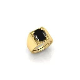 Todani Jems Gold Plated Agate Gemstone Adjustable Ring-picture-13