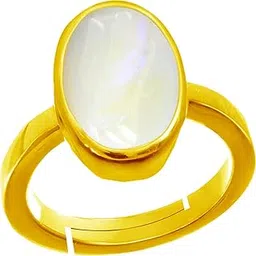 todani jems Natural Moonstone Stone Panchdhatu Adjustable Ring 3.25 to 11.25 Ratti Rashi Ratna Origional and Certified by GGTL Chandrakanta Precious Gemstone Free Size Anguthi (3.25)-picture-14