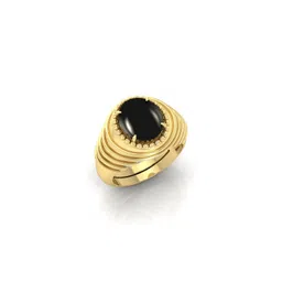 Todani Jems Unisex 14.25 Ratti Agate Gemstone Gold Plated Adjustable Ring-picture-15