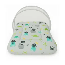 Toddylon Baby Bed Cotton Bedding Set with Mosquito Net (0-6 Months) Grey-picture-11