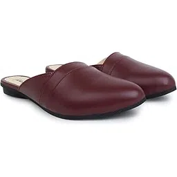 todhwear Women Closed Pointed Toe Flats Slip On Backless Loafers Womens Slides Shoes Office Mules-picture-36