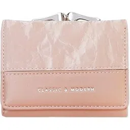 toednnqi Women's Mini Wallet, Clasp Closure, Trifold Wallet, Girls, Compact, Small Wallet, Won't Break Bills, Cute, Coin Purse, Card Slots, Students, Birthday Gift, Gift, Pink-picture-47
