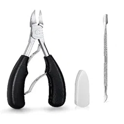 Toenail Clippers, + MALVA BEST Medical Grade Toe nail Trimmer, Nail Clippers for Thick Nails or Ingrown Toenail Tool, Stainless Steel Sharp Pedicure Toe Nail Clippers Adult, with Easy-to-Grip Rubber Handle.-picture-44