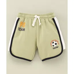 ToffyHouse Mid Thigh Shorts Football Print - Green-image-23