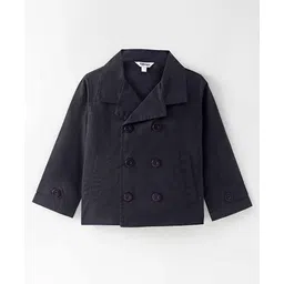 ToffyHouse Twill Woven Full Sleeves Jacket - Black-picture-14