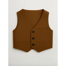 TOGEPI Boys Cotton Brown Shirt with Trousers Clothing Set image 4