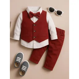 TOGEPI Boys Pure Cotton 3-Piece Suits-picture-23