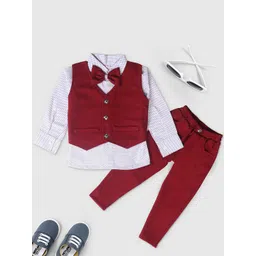 TOGEPI Boys Pure Cotton 3-Piece Suits-picture-28