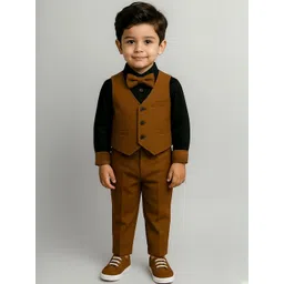 TOGEPI Boys Pure Cotton 4 Piece Suit Set-picture-17