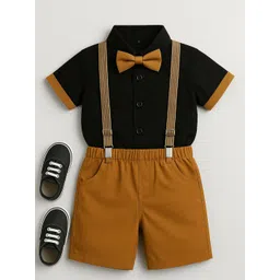 TOGEPI Boys Pure Cotton Shirt with Shorts-picture-26