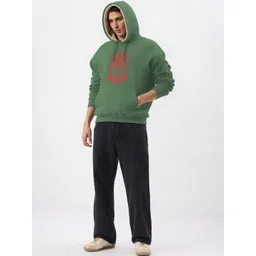 TOGS & TERRE Men Printed Hooded Sweatshirt image 4