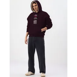 TOGS & TERRE Men Printed Hooded Sweatshirt image 2