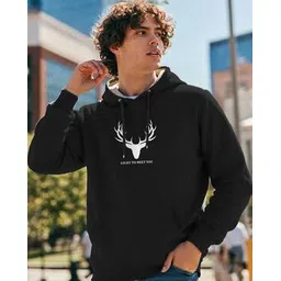 togs & terre Men Printed Regular Fit Hoodie with Drawstring-picture-41