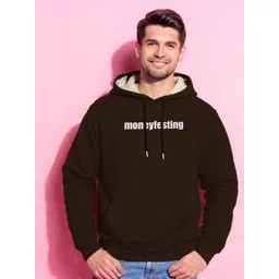 TOGS & TERRE Men Typography Printed Hooded Pullover Sweatshirt-picture-39