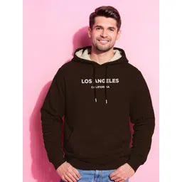 TOGS & TERRE Men Typography Printed Long Sleeves Hooded Pullover Sweatshirt-picture-30