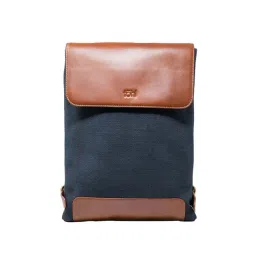 Tohl Blue Leather Large Convertible Backpack-picture-26