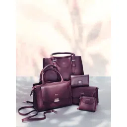 Tohl Burgundy Solid Small Sling Handbag-picture-23