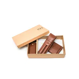tohl Men Tan Solid Accessory Gift Set-picture-10