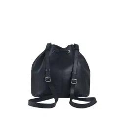 Tohl Rp1 Montauk Black Tassel Leather Bucket Backpack image 3