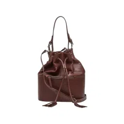 Tohl Rp1 Nusa Chocolate Brown Tassel Bucket Shoulder Bag-picture-23