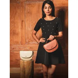 Tohl Swinton Tan Solid Medium Handbag-picture-13