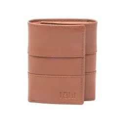 Tohl Tan Casual Leather Tri-Fold Wallet for Men-picture-36