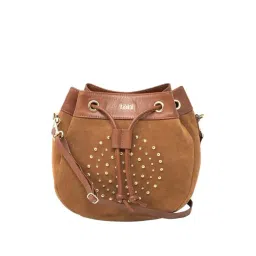 Tohl Tan Rivets Medium Sling Handbag-picture-34