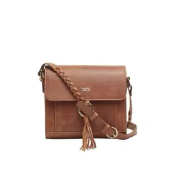 Tohl Tan Tassel Leather Messenger Bag-picture-29
