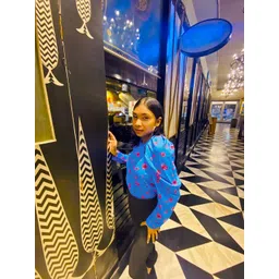 Tokyo Talkies Blue Floral Top-picture-37