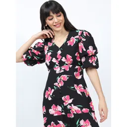 Tokyo Talkies Floral Printed Sheath Dress-picture-17