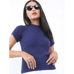 Tokyo Talkies Self Design Acrylic Pullover-picture-22