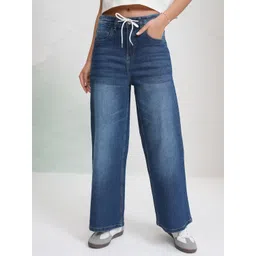 tokyo talkies Women Boot-Leg Mid Rise Blue Jeans-picture-15