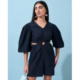 tokyo talkies Women Cutout Playsuit-picture-13