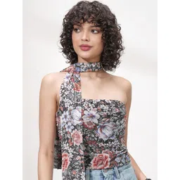 Tokyo Talkies Women Floral Print Crop Top-picture-31