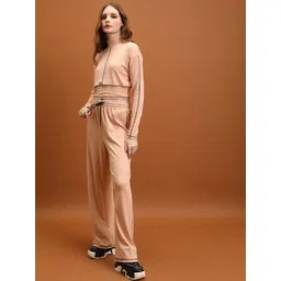 Tokyo Talkies Women Knitted Top With Trouser Co-Ords image 4