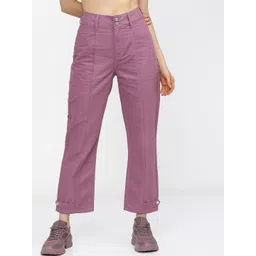 Tokyo Talkies Women Mauve Regular Fit Jeans-picture-21
