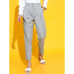 Tokyo Talkies Women Mid-Rise Regular Fit Trousers-picture-22