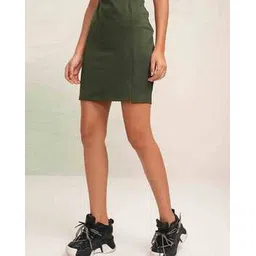 tokyo talkies Women Midi Straight Skirt-picture-14