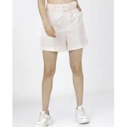 tokyo talkies Women Pleated Knit Shorts-picture-12