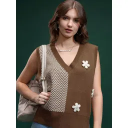 Tokyo Talkies Women Printed Pullover-picture-43