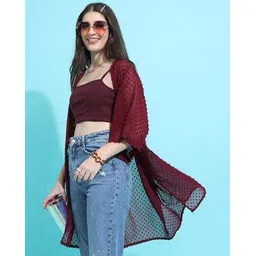 tokyo talkies Women Regular Fit Front-Open Shrugs-picture-16