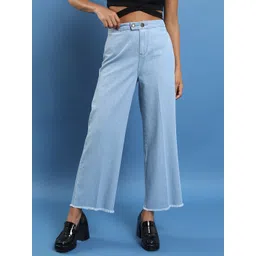 tokyo talkies Women Regular Mid Rise Light Blue Jeans-picture-26