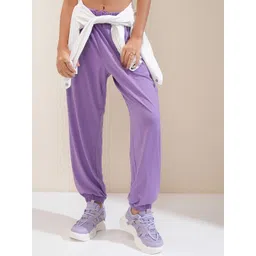 Tokyo Talkies Women Solid Joggers Trousers-picture-26