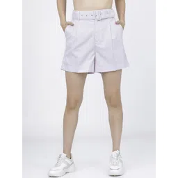 Tokyo Talkies Women Solid Shorts-picture-15