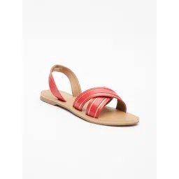 Tokyo Talkies Women Striped Open Toe Flats-picture-15