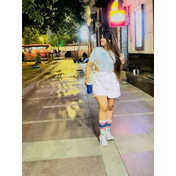 Tokyo Talkies Women White Slim Fit High-Rise Regular Shorts-picture-28