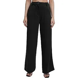 tokyo talkies Women's Flared Regular Trousers | Stretchable Trousers|Mid-Rise-picture-43