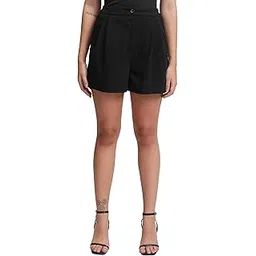 tokyo talkies Women's Regular Fit Regular Shorts | Stretchable Shorts-picture-26
